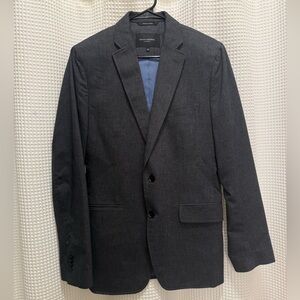 Banana Republic Dark Charcoal Two-Button Blazer - 38R